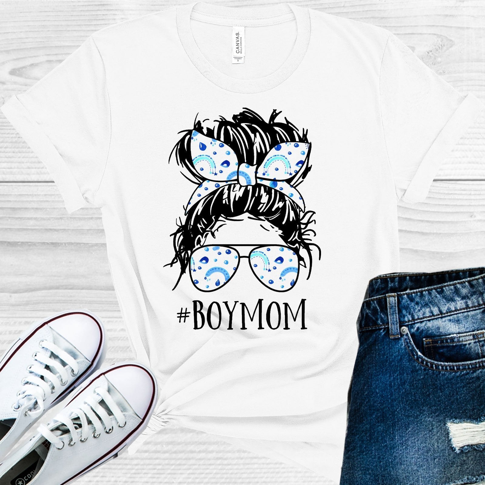 Boy Mom #boymom Graphic Tee