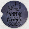 Car Coaster Set - Camping is My Favorite Sport