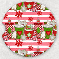 Car Coaster Set - Christmas Coffee