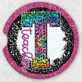 Car Coaster Set - Teacher