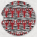 Car Coaster Set - Crawfish and Stripes