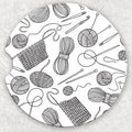 Car Coaster Set - Crochet