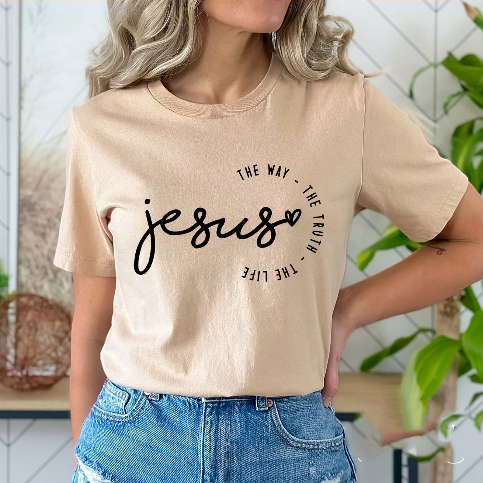 Jesus The Way The Truth The Life Graphic Tee