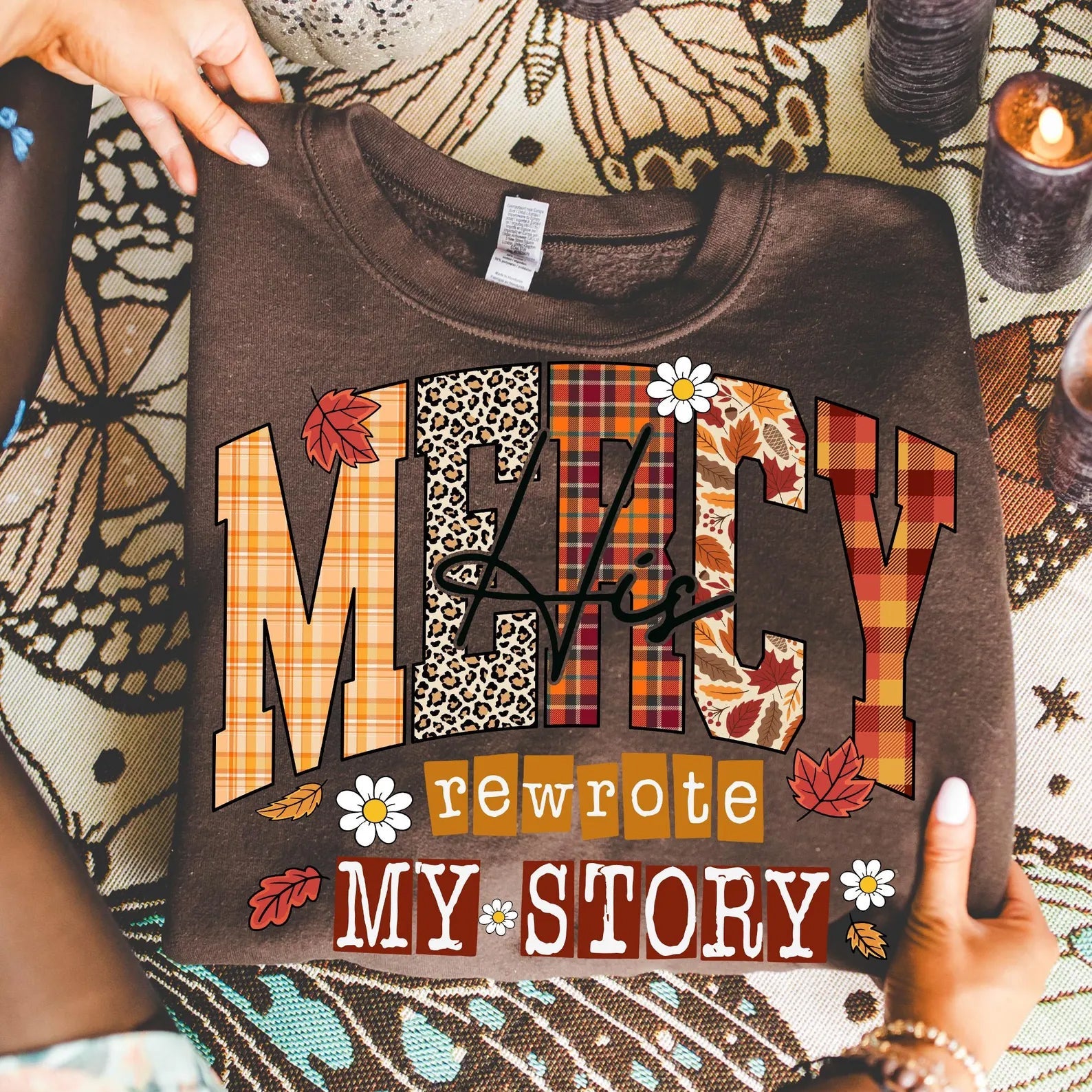 His Mercy Rewrote My Story Graphic Tee