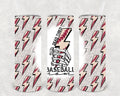 Dead Tired Baseball Mom 20 oz Skinny Tumbler