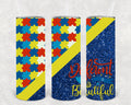 Different is Beautiful 20 oz Skinny Tumbler