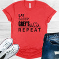 Eat Sleep Grey's Repeat Graphic Tee