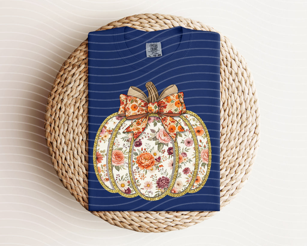 Floral Pumpkin Graphic Tee