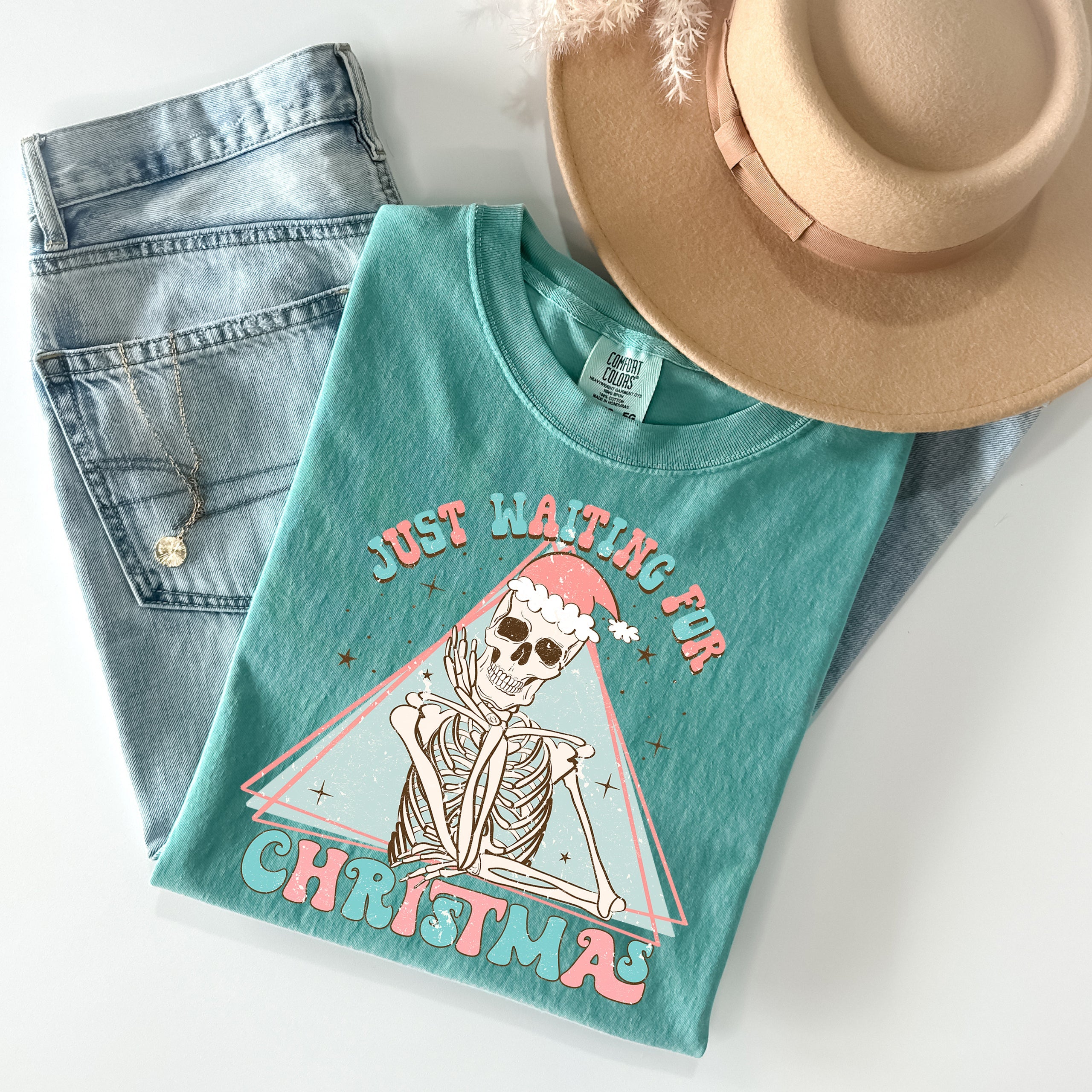 Just Waiting for Christmas Graphic Tee
