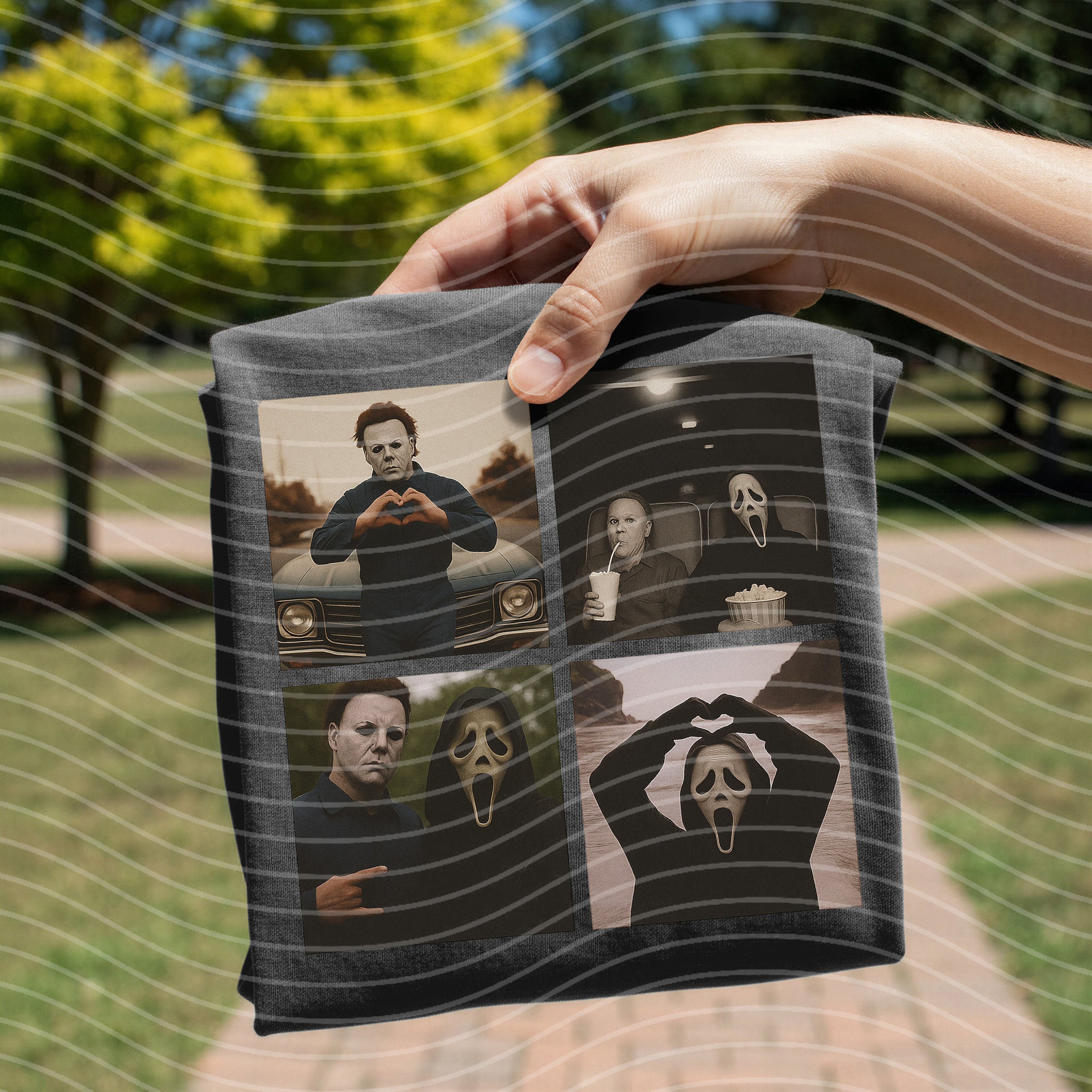 Horror Hearts Graphic Tee
