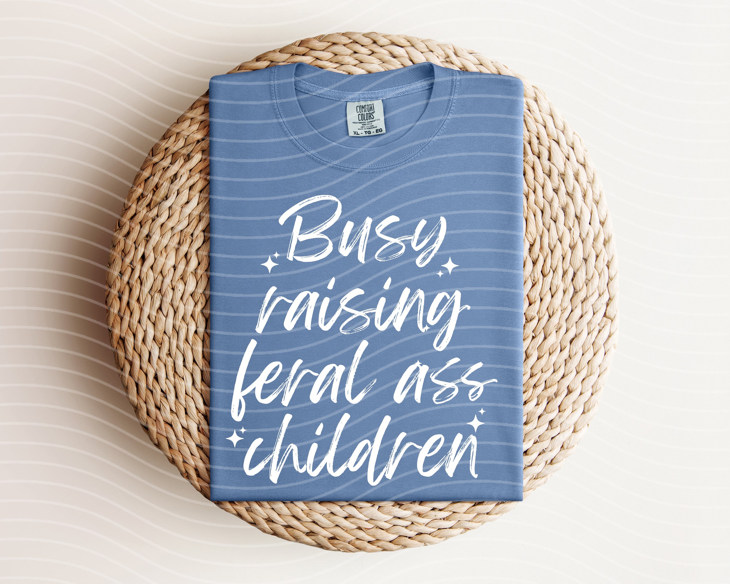 Busy Raising Feral A** Children Graphic Tee