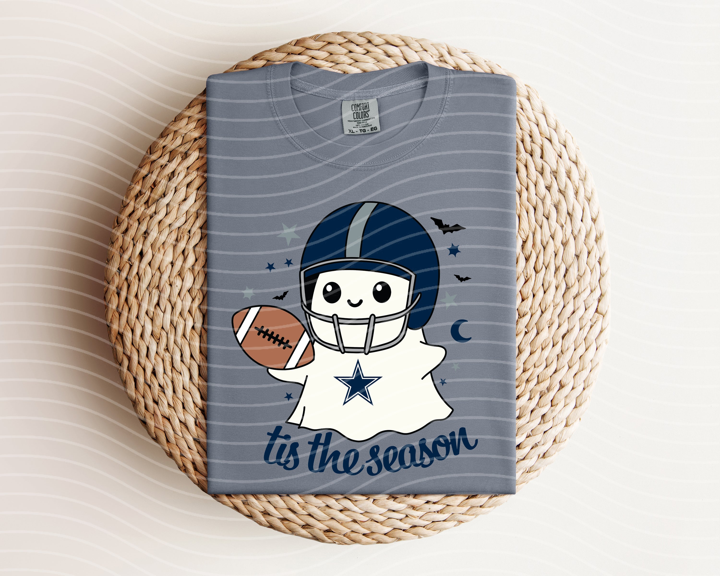Cowboys Tis the Season Ghost Graphic Tee