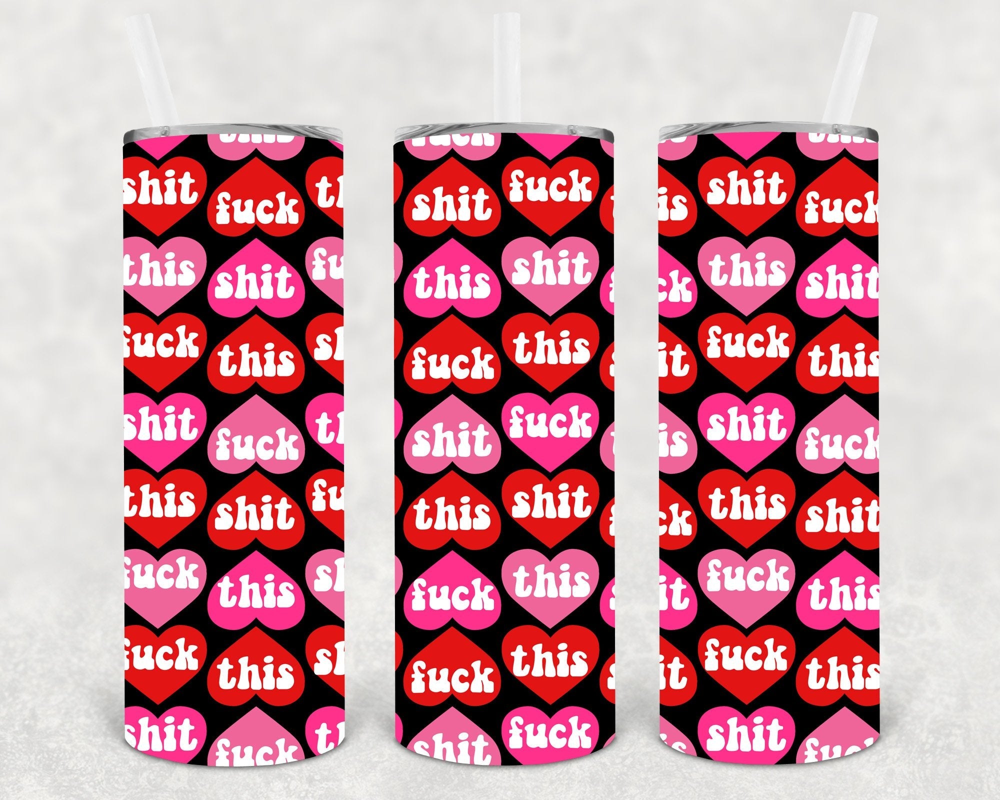 F*** This S*** 20 oz Skinny Tumbler