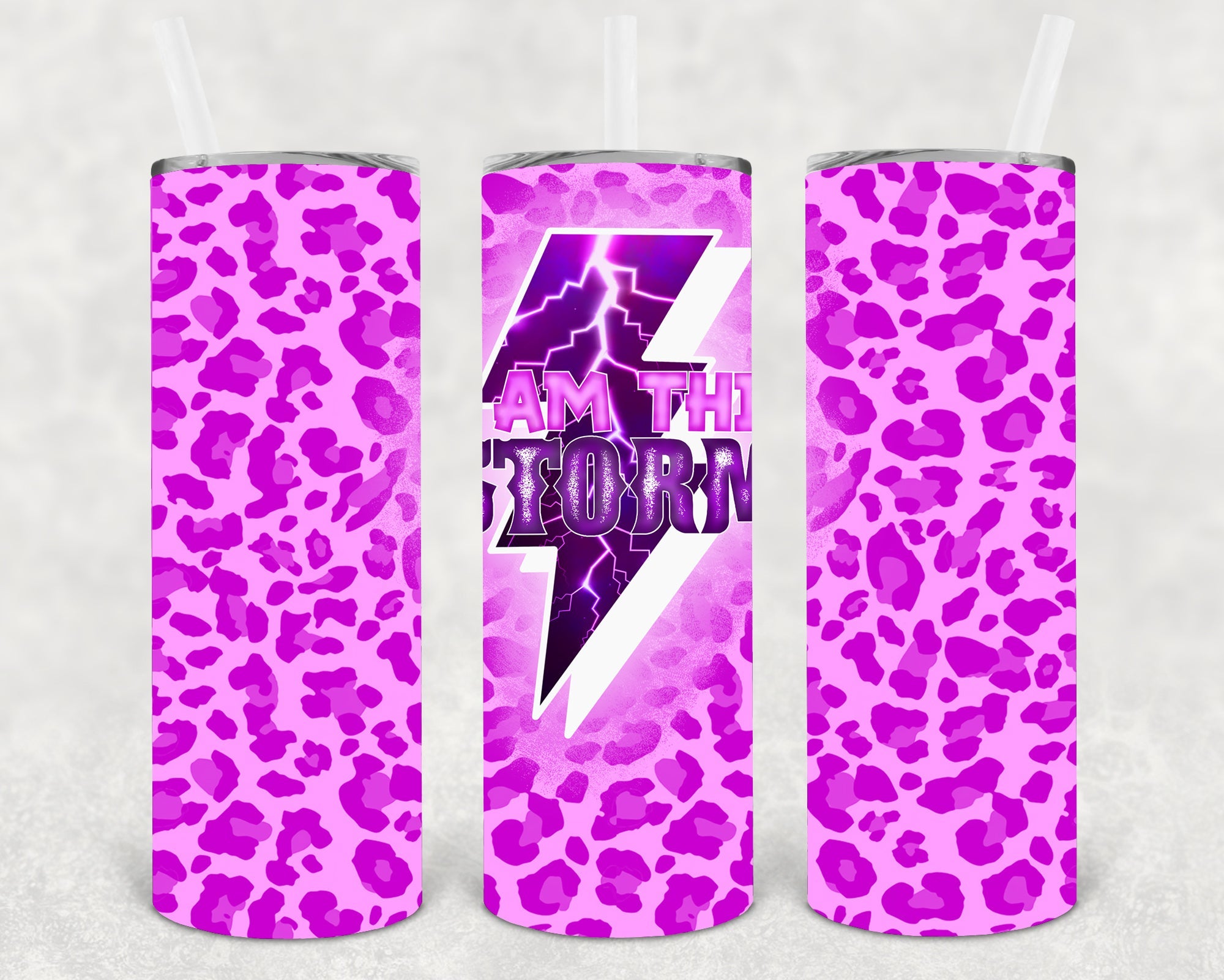 I am the Storm 20 oz Skinny Tumbler