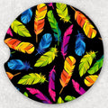 Car Coaster Set - Feathers