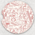 Car Coaster Set - Fire Department
