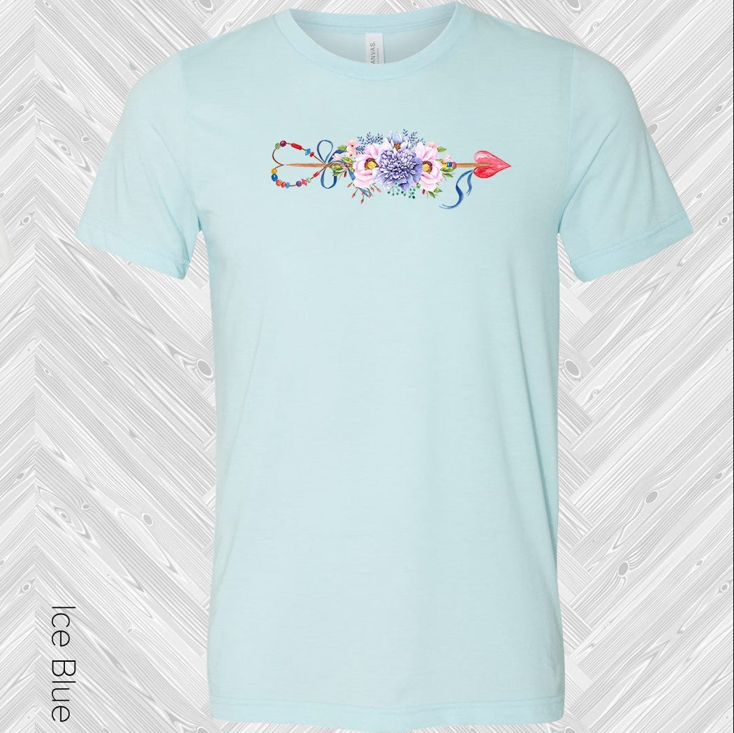 Floral Arrow Graphic Tee