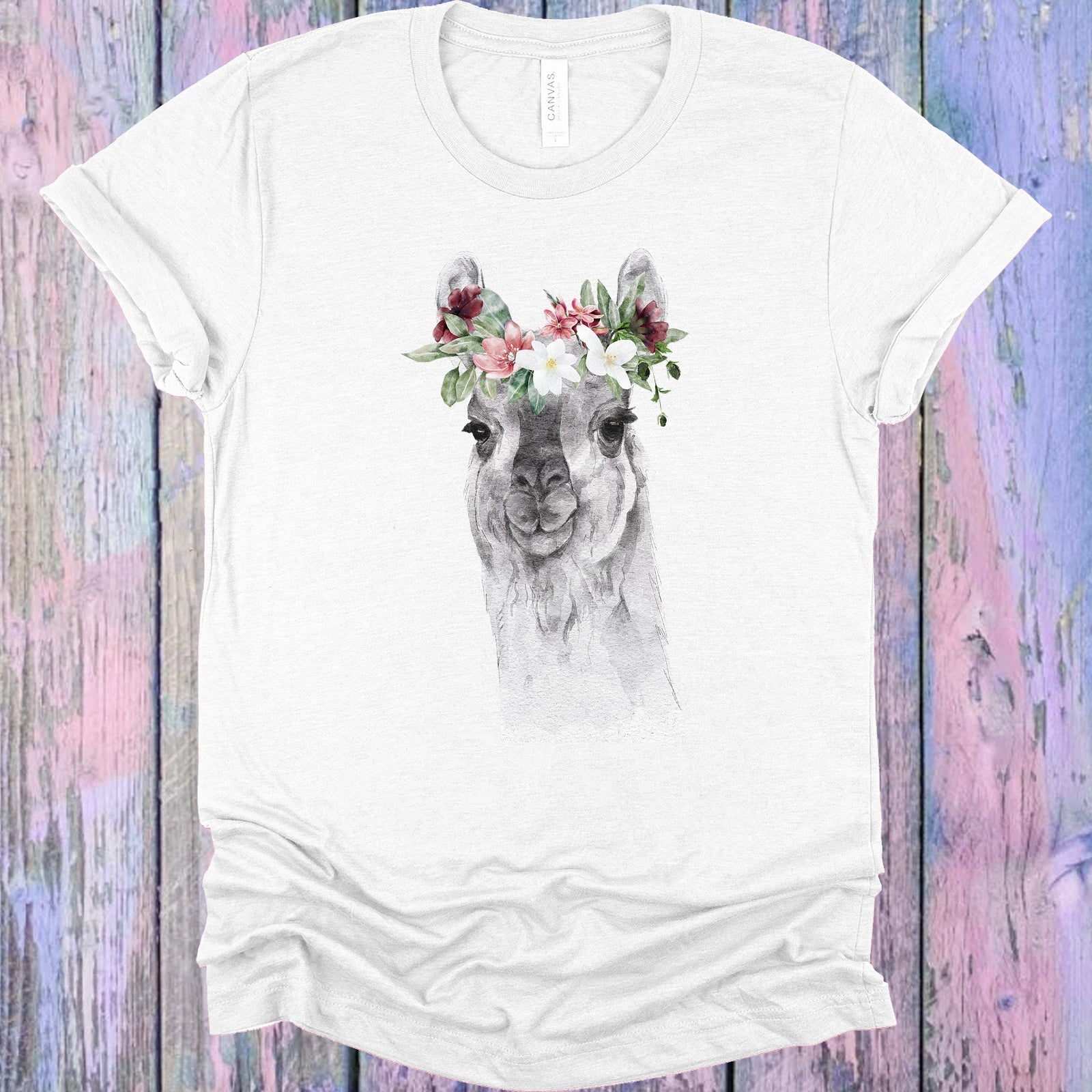 Floral Llama Graphic Tee