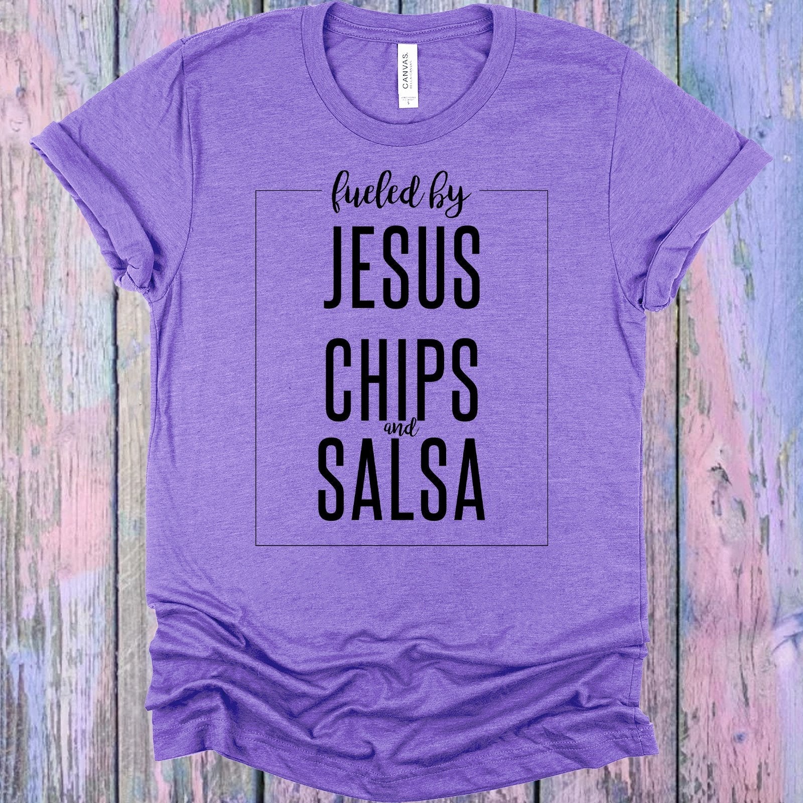 Fueled By Jesus Chips and Salsa Graphic Tee