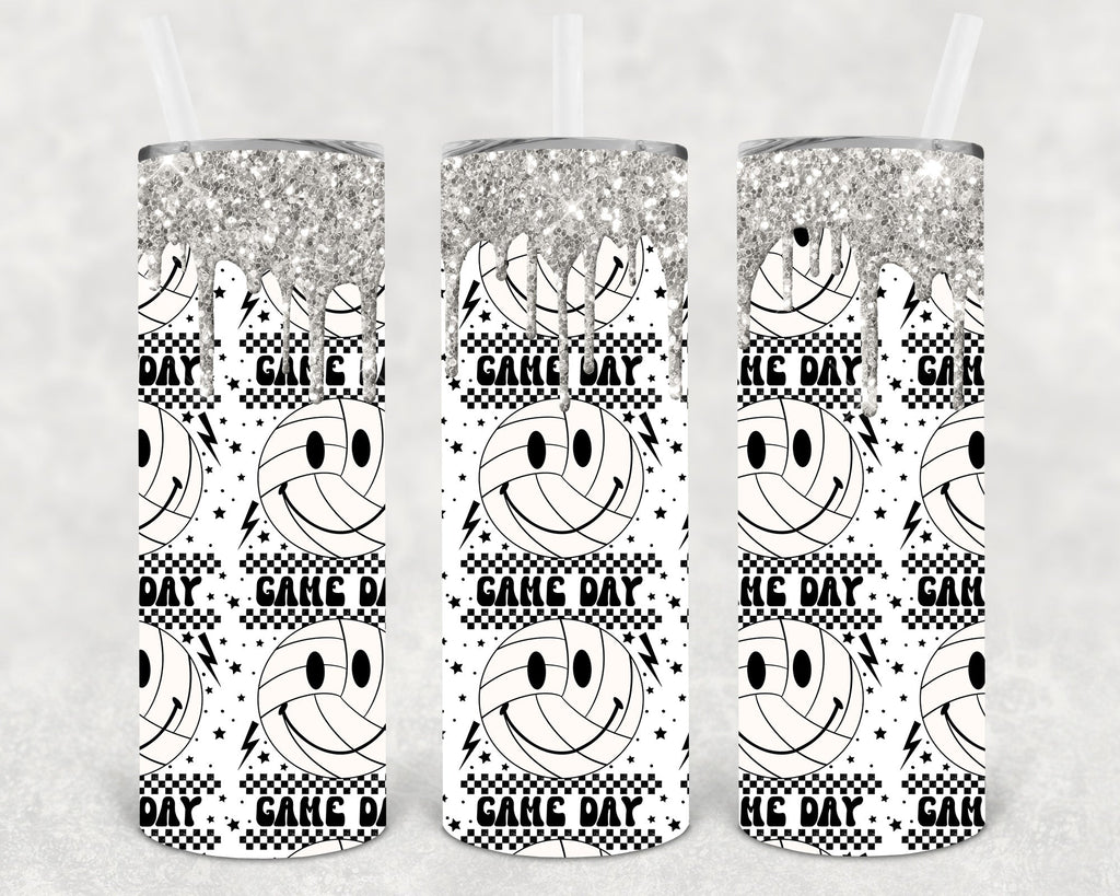Game Day Volleyball 20 oz Skinny Tumbler