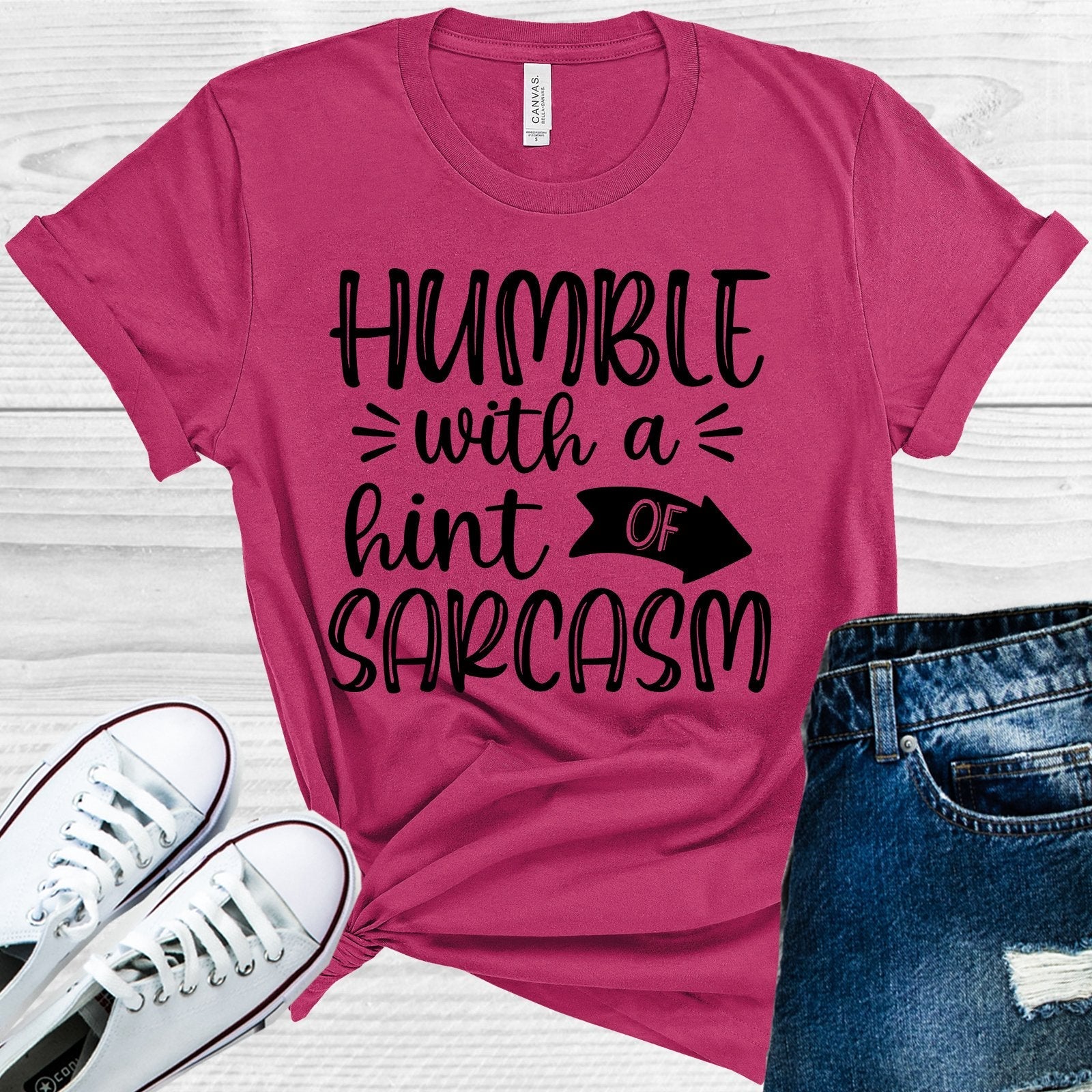 Humble with a Hint of Sarcasm Graphic Tee