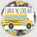 Car Coaster Set - I Drive the Cool Bus