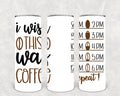 I Wish This was Coffee 20 oz Skinny Tumbler