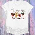I'm Here for the Snacks Graphic Tee