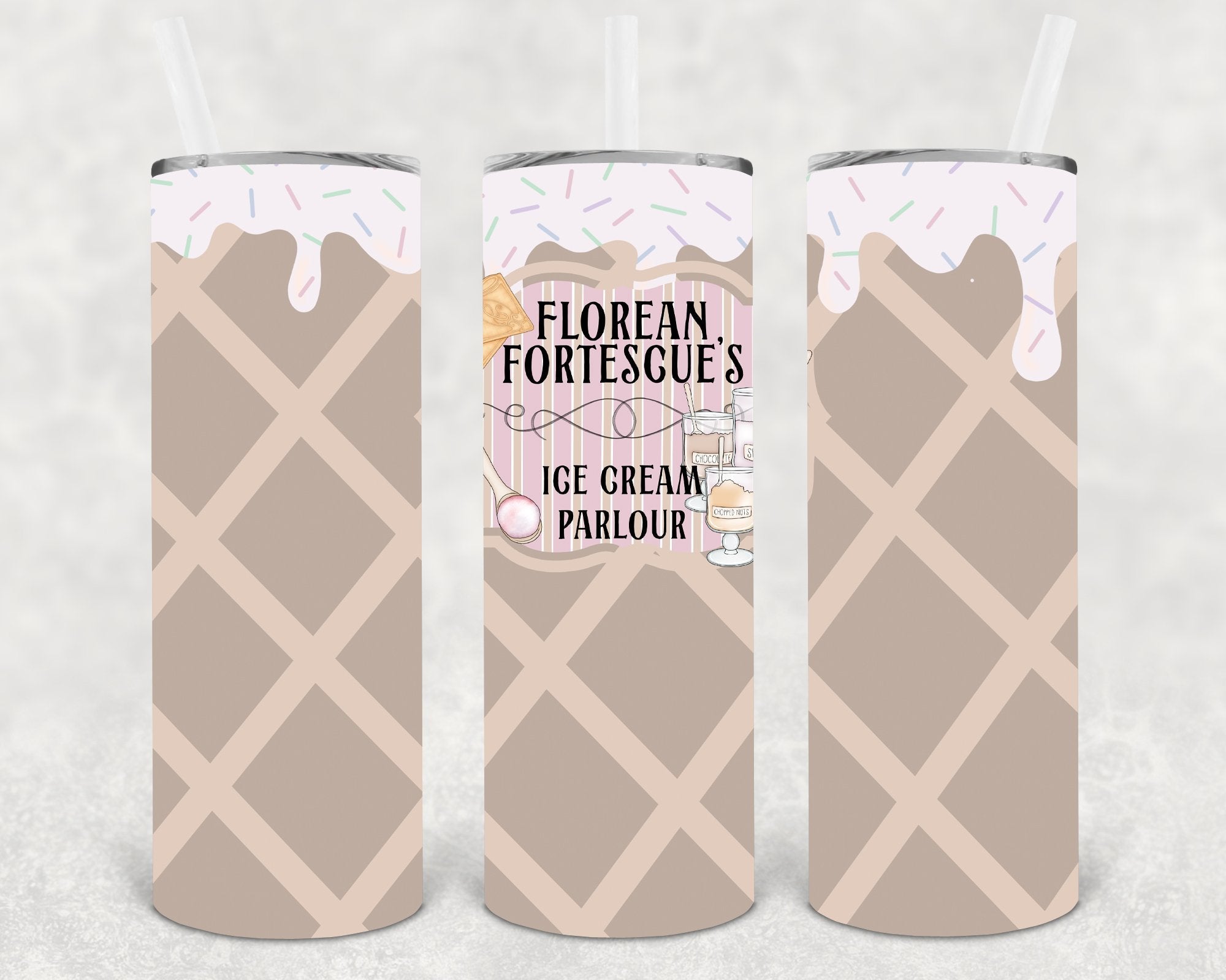Ice Cream Parlour 20 oz Skinny Tumbler