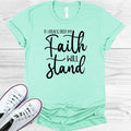 In Oceans Deep My Faith Will Stand Graphic Tee