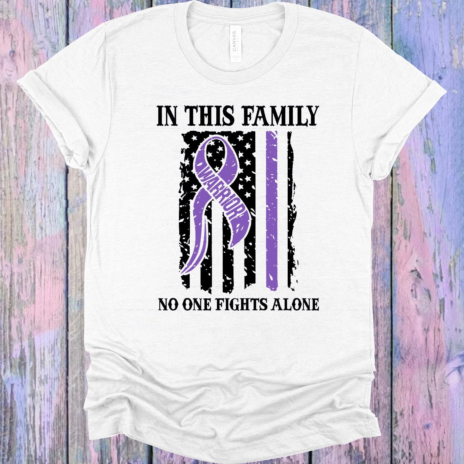 In This Family No One Fights Alone Graphic Tee