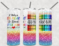 It Takes a Big Heart to Teach Little Minds 20 oz Skinny Tumbler