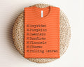 Fall Checklist Graphic Tee