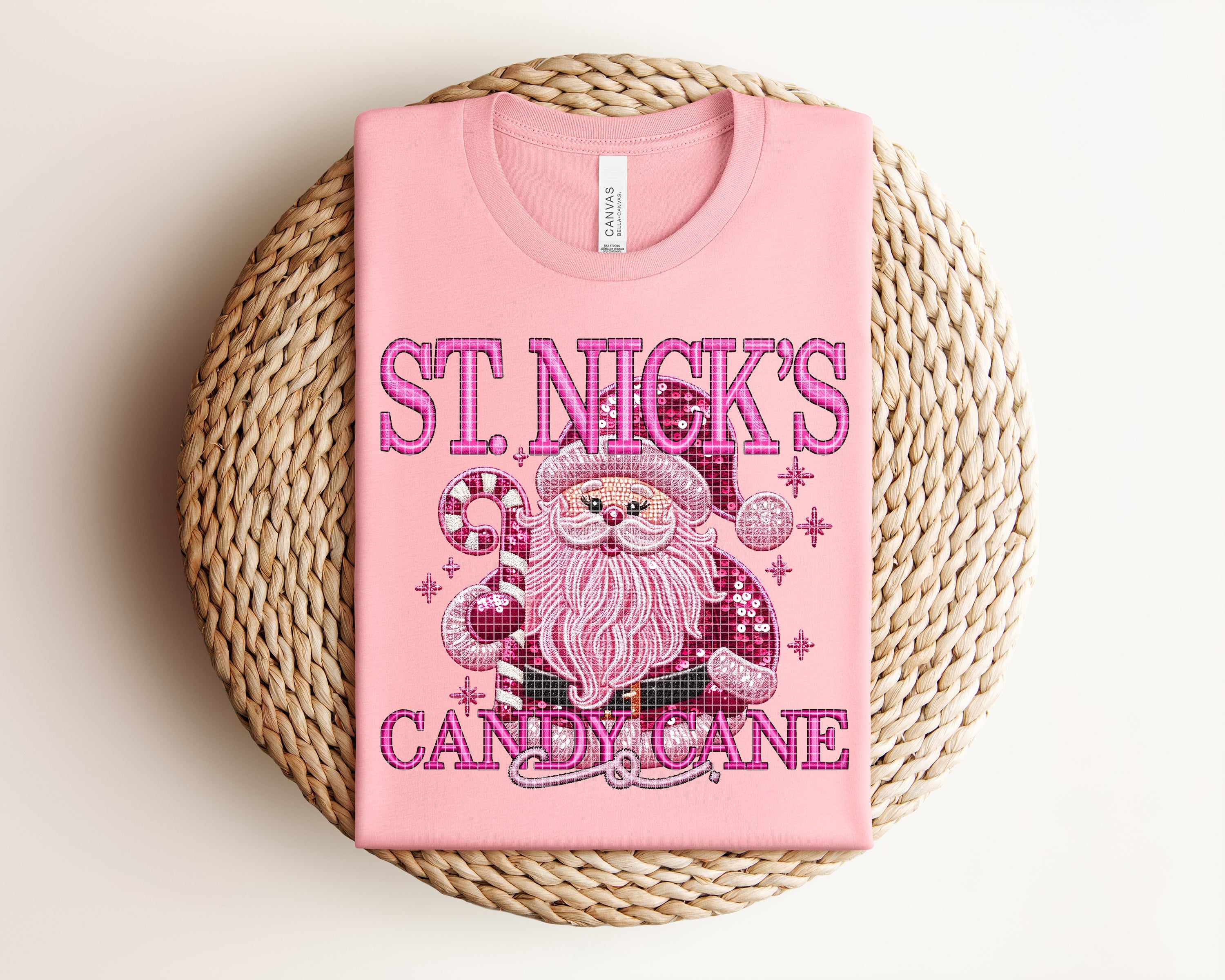 St. Nick's Candy Cane Co. Graphic Tee