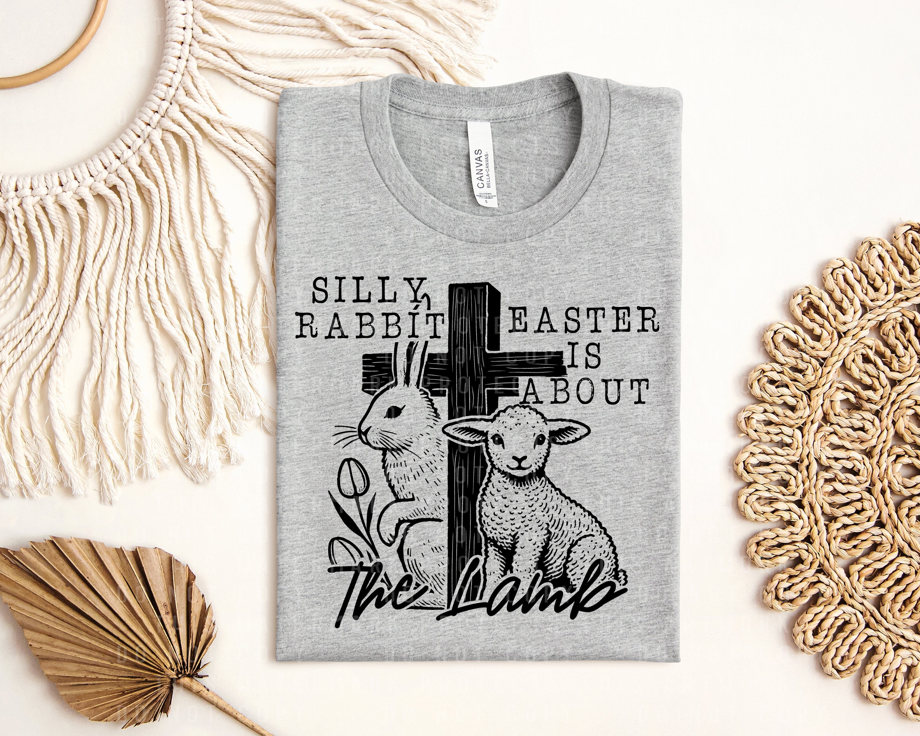 Silly Rabbit Easter is About the Lamb Graphic Tee