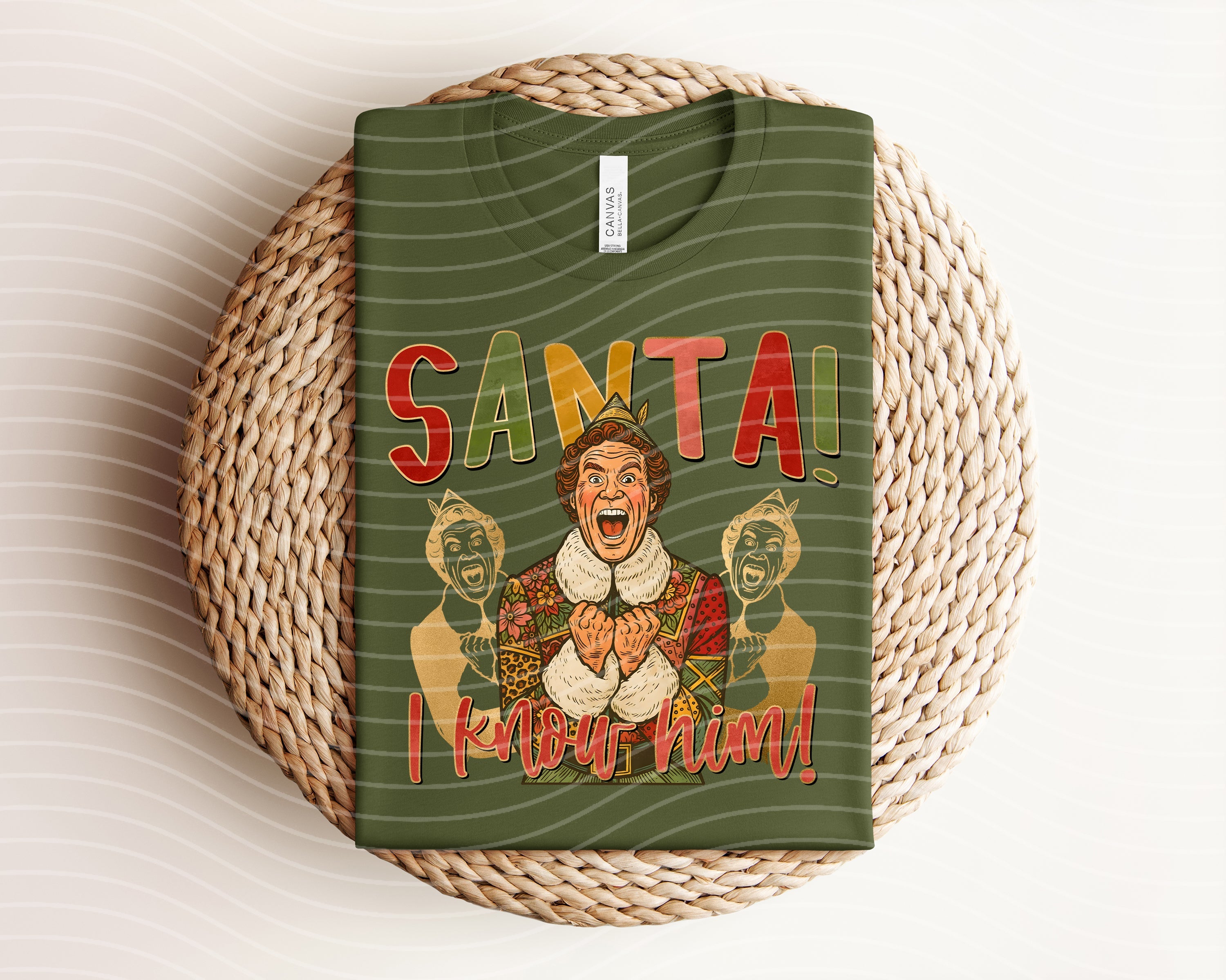 Santa I Know Him Graphic Tee