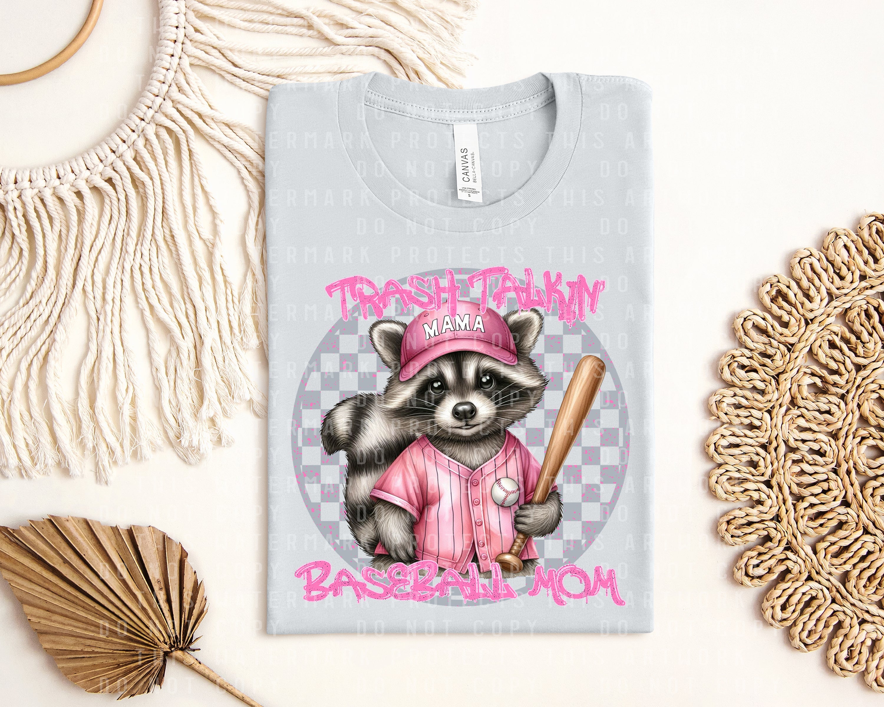 Trash Talkin Baseball Mom Graphic Tee