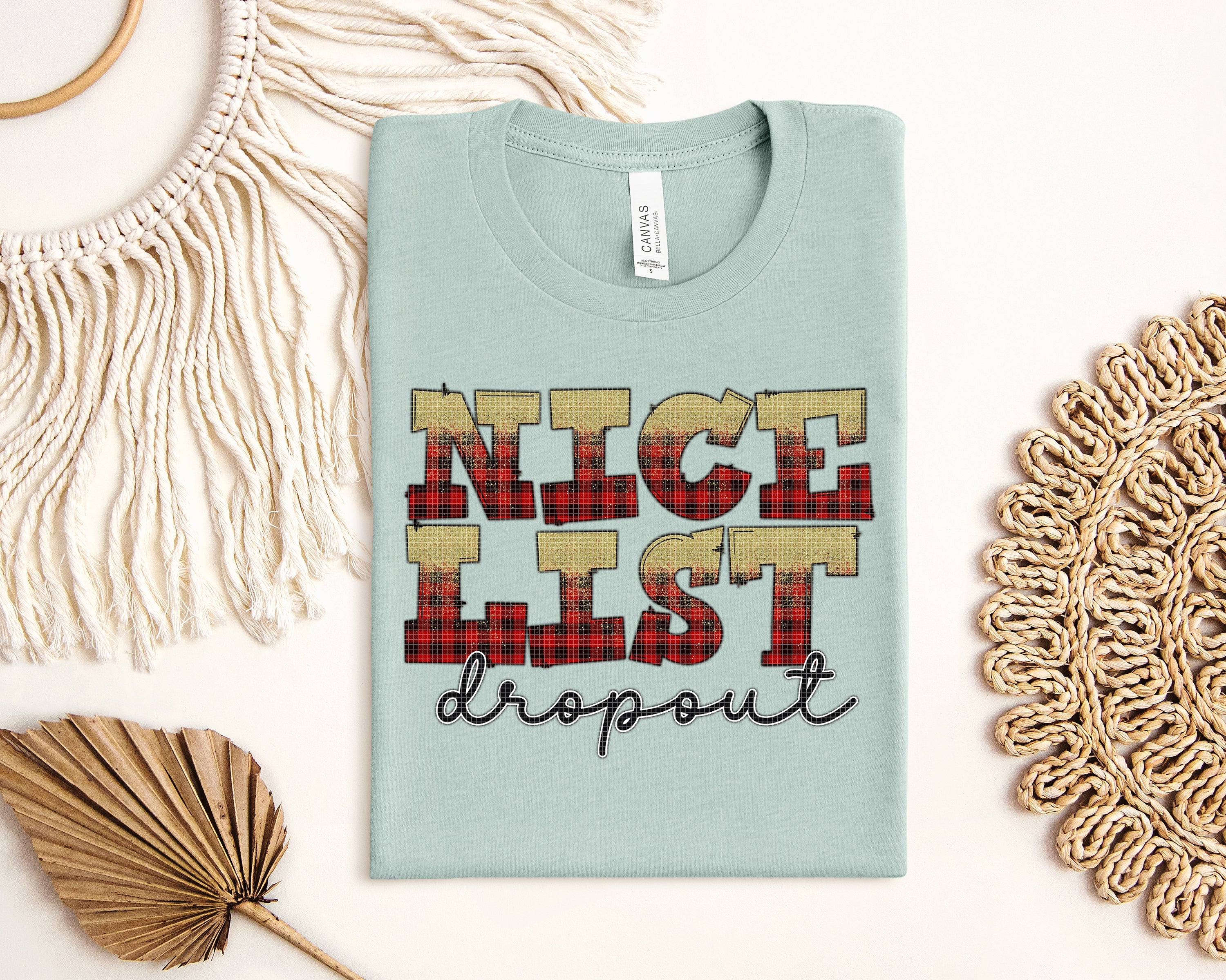 Nice List Dropout Graphic Tee