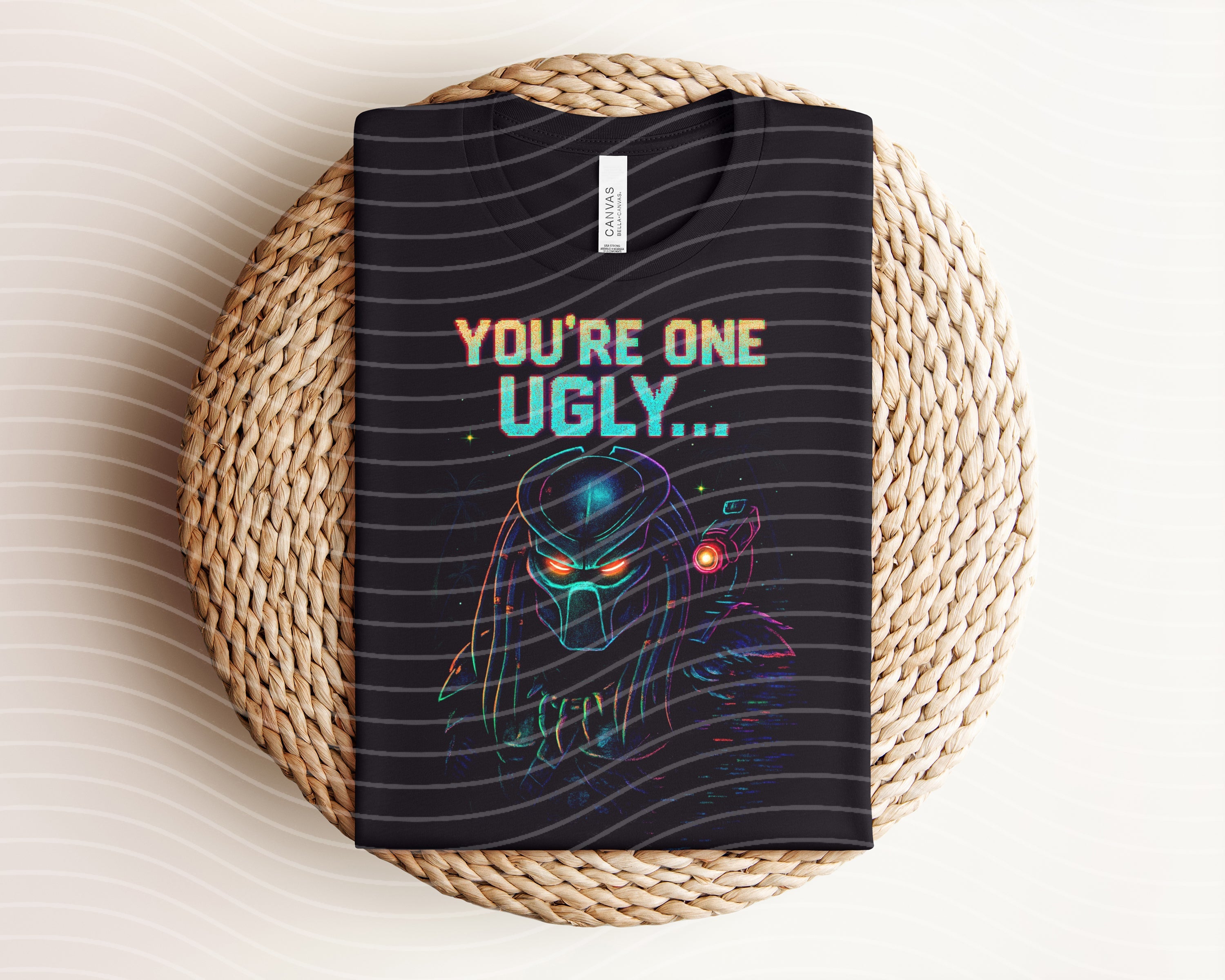You're One Ugly Neon Graphic Tee