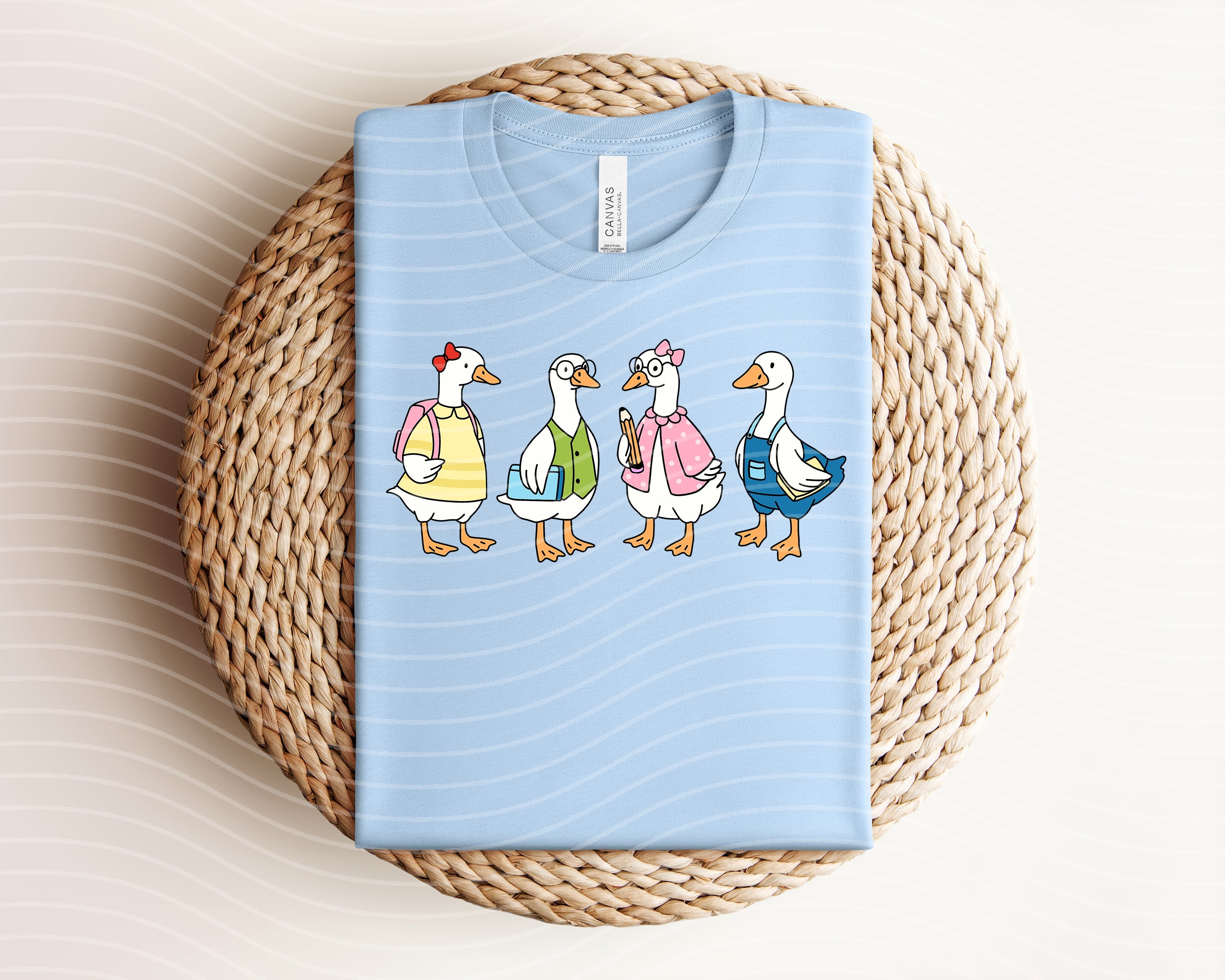 School Geese Graphic Tee