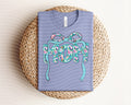 Floral Coquette Doodle Name Graphic Tee