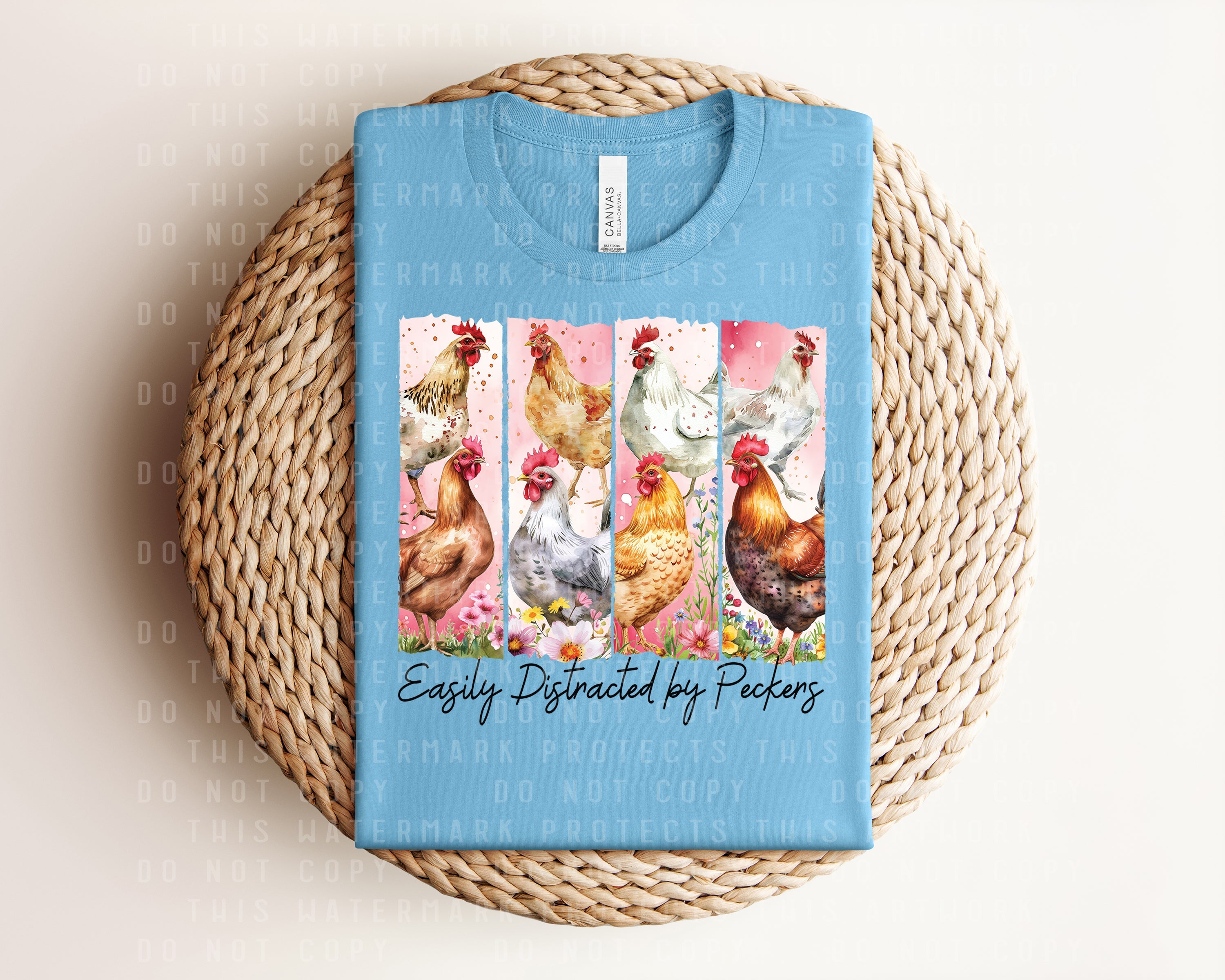 Easily Distracted by Peckers Graphic Tee