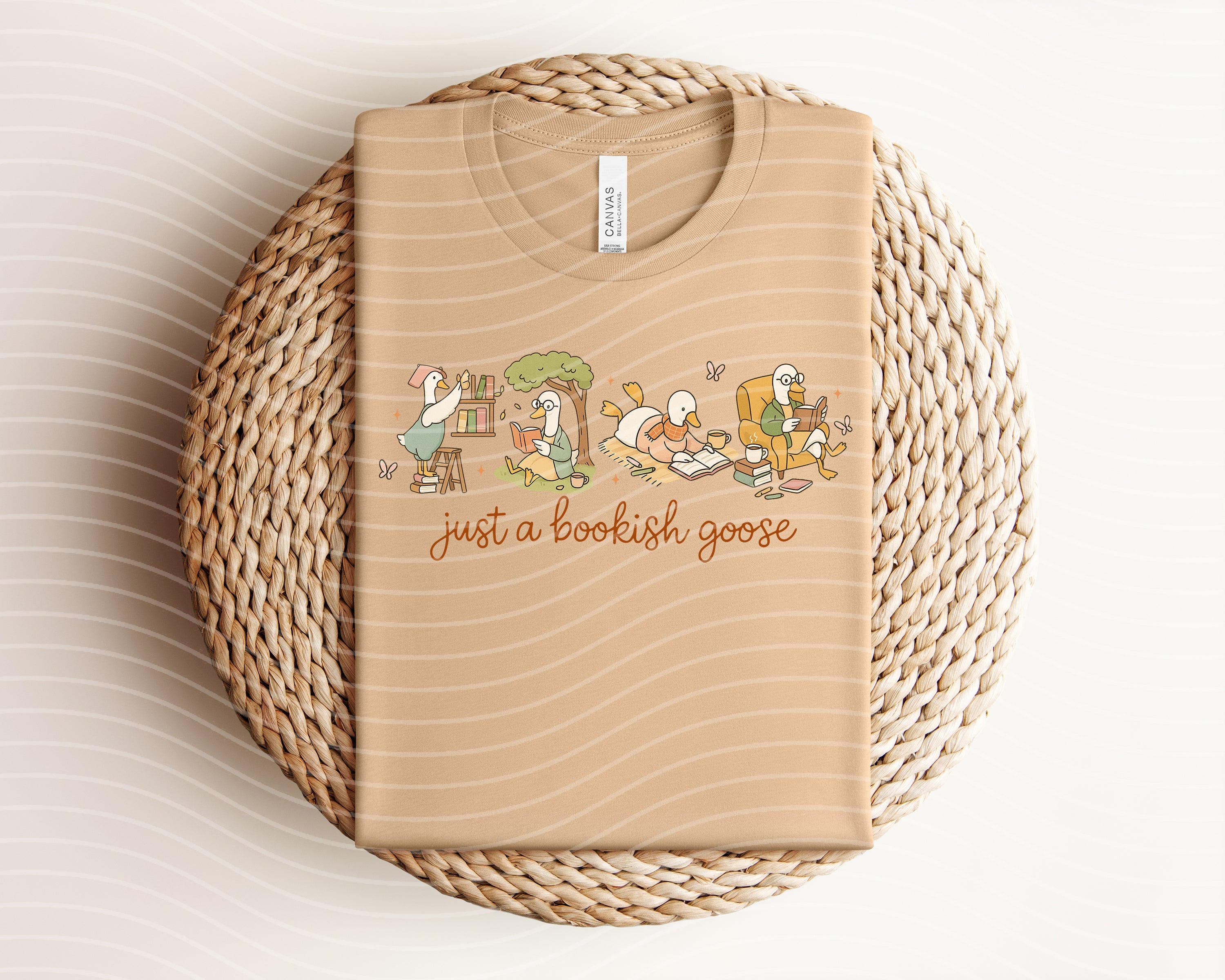 Just a Bookish Goose Graphic Tee