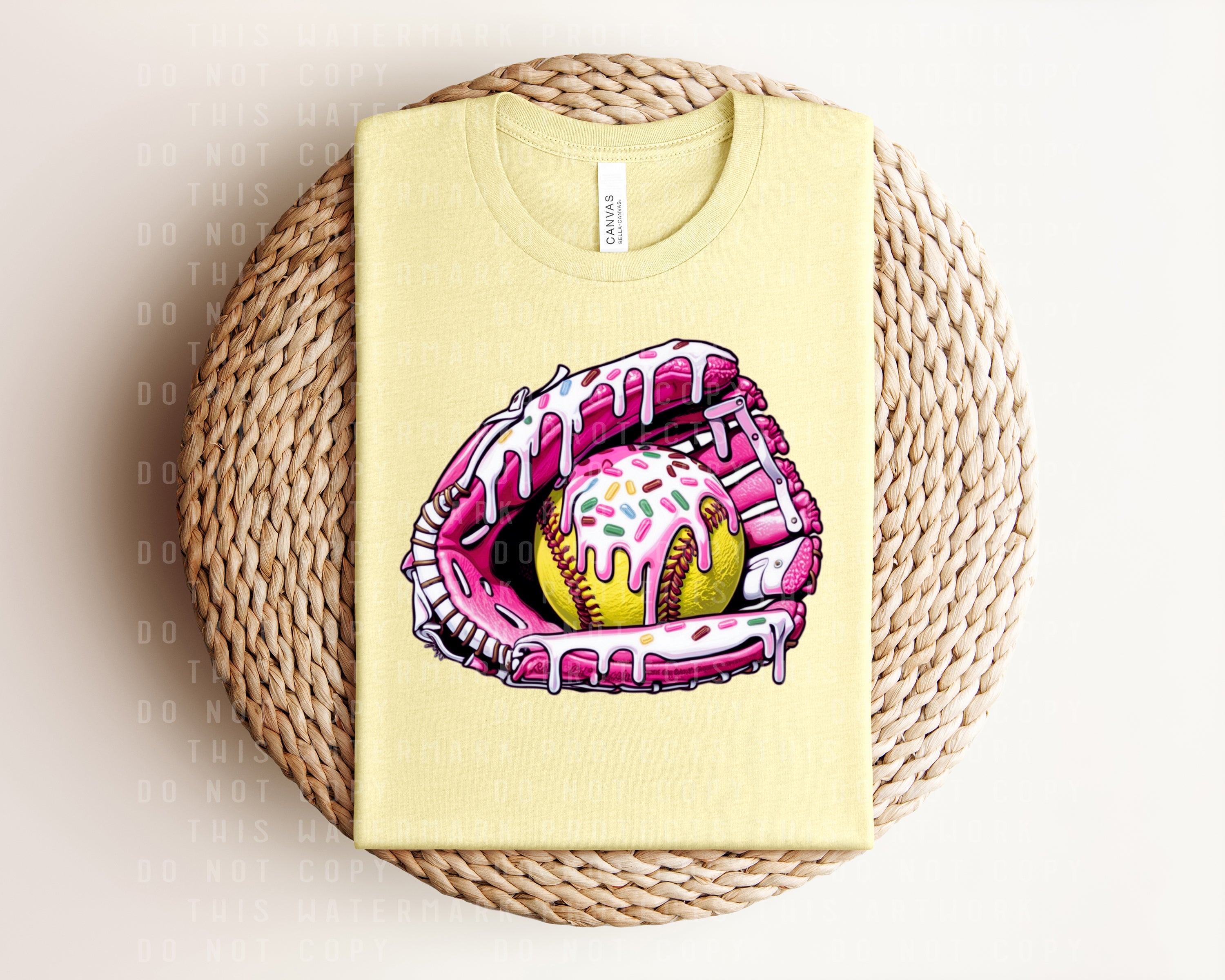 Softball Drip Graphic Tee