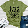 Jesus Saves I'm Just a Nurse Lending My Hand Graphic Tee