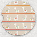 Car Coaster Set - Llama