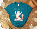 Lady Yoga Cat Graphic Tee