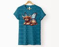 Goth Fairy Highland Cow Graphic Tee