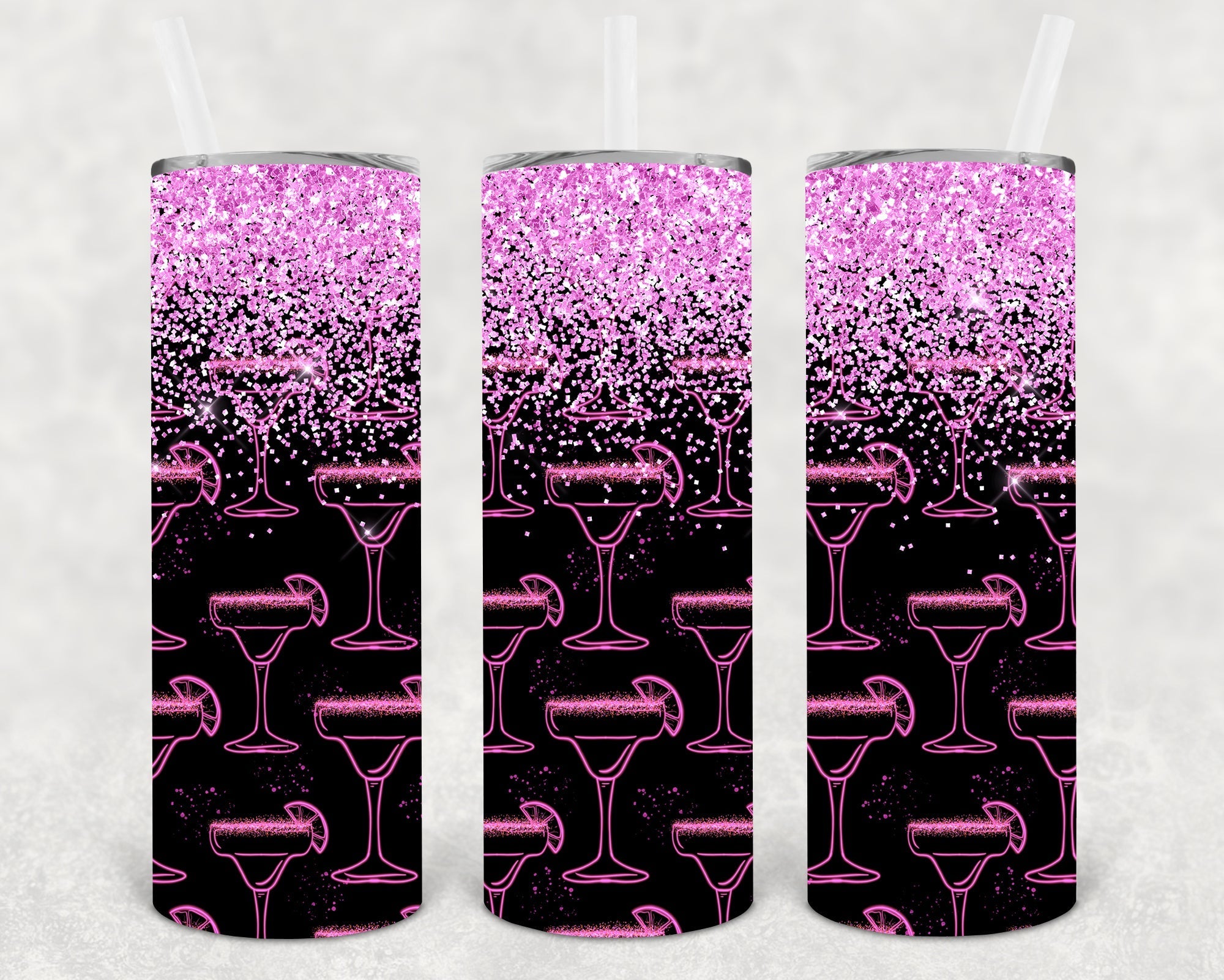 Margaritas 20 oz Skinny Tumbler