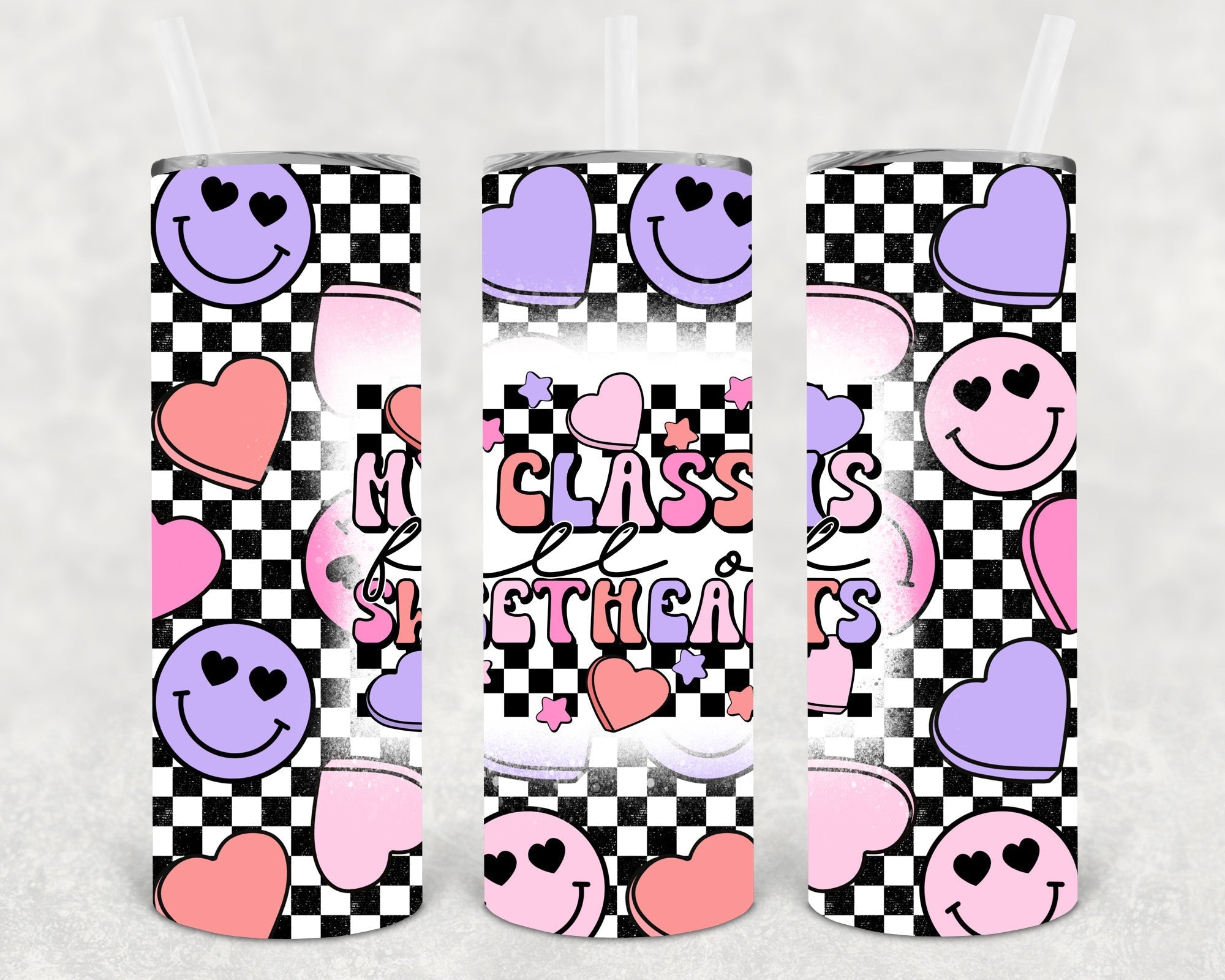 My Class is Full of Sweethearts 20 oz Skinny Tumbler
